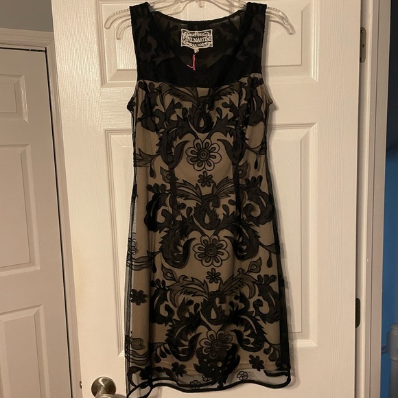 Pink Martini Dresses Host Pick Nwt Beautiful Pink Martini Lace Overlay Cocktail Dress Poshmark